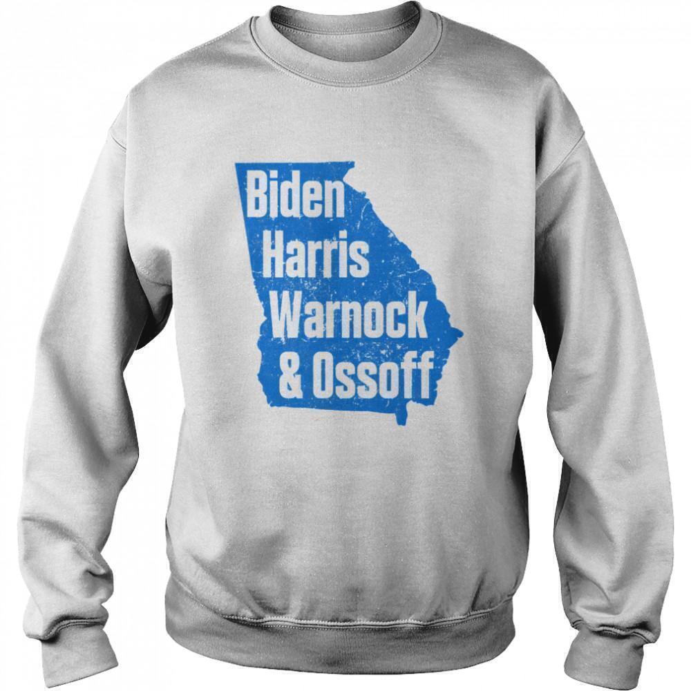 Biden Harris Warnock Ossoff Senate Win Georgia Political Sweatshirt